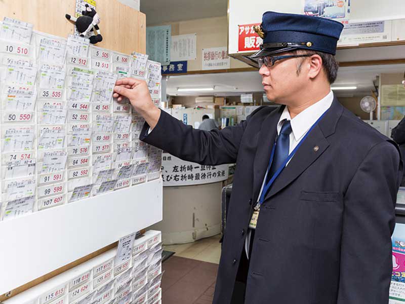 路線票の確認